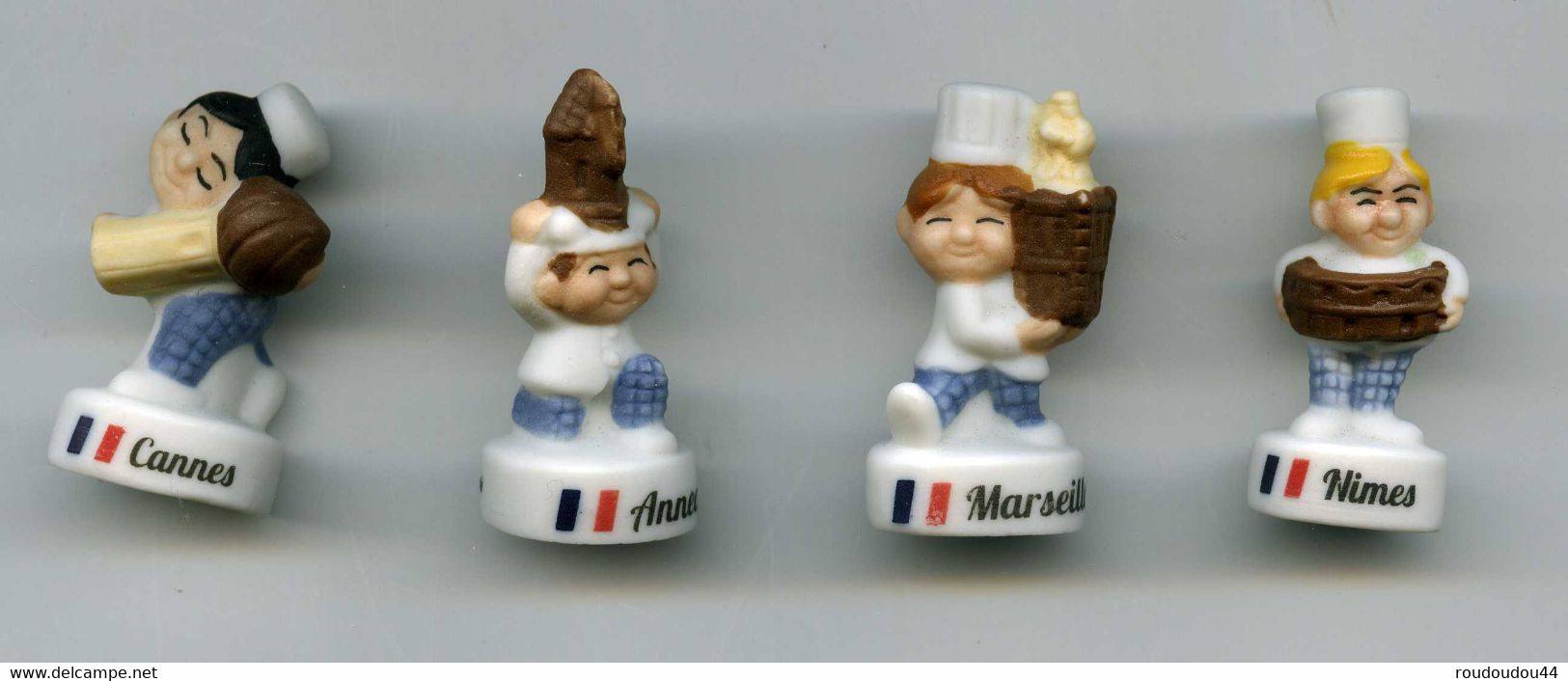 FEVES - FEVE  - LES PETITS CHOCOLATIERS DE FRANCE 2020 - LOT DE 4 FEVES - Characters