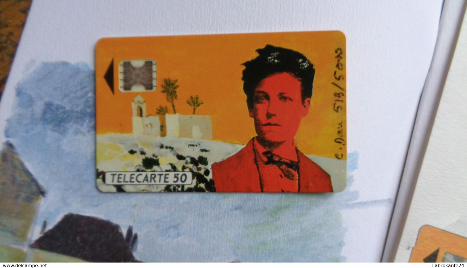 Ref Perso AlbGR : Télécarte 50 U Privée Arsenal De Metz Rimbaud Avec Encart Carte N° 519 / 5000 - Privées