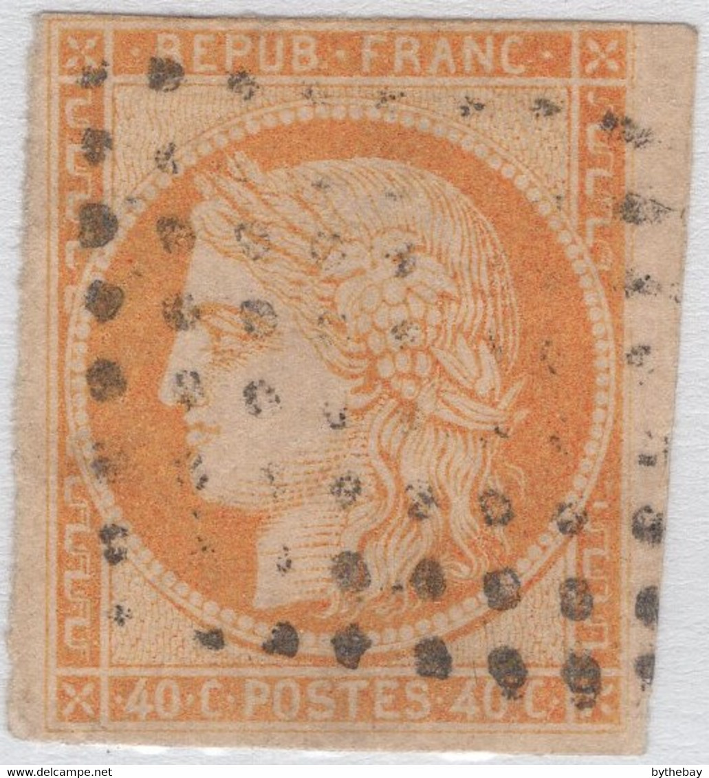 French Colonies 1871-72 Used Sc 14 40c Ceres (I) - Cérès