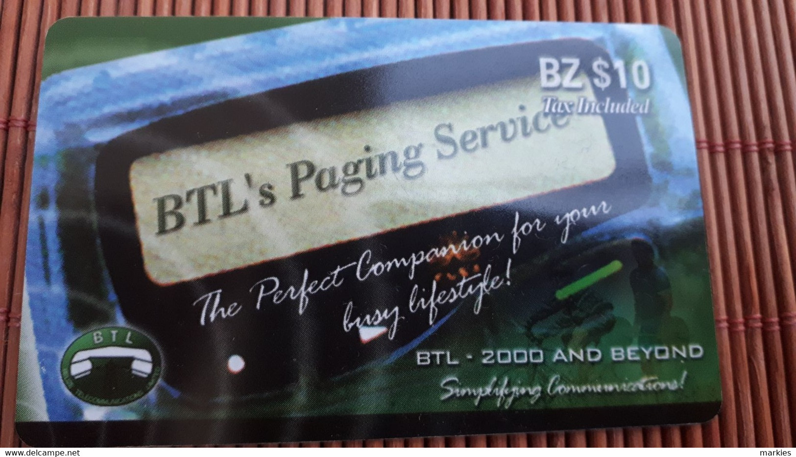 Prpeaidcard Belize  Used Rare - Belize