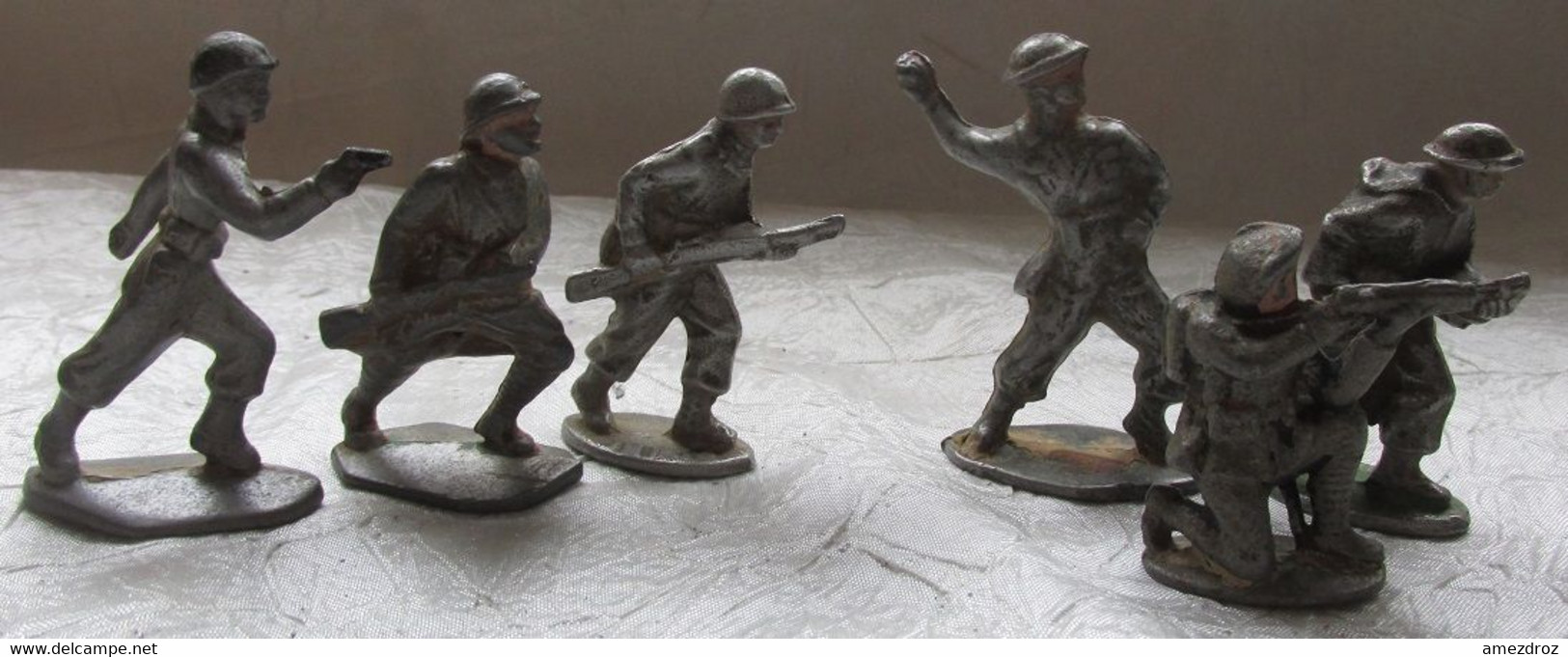 Figurines Aluminium Quiralu Minialux Lot De 6 Soldats - Quiralu