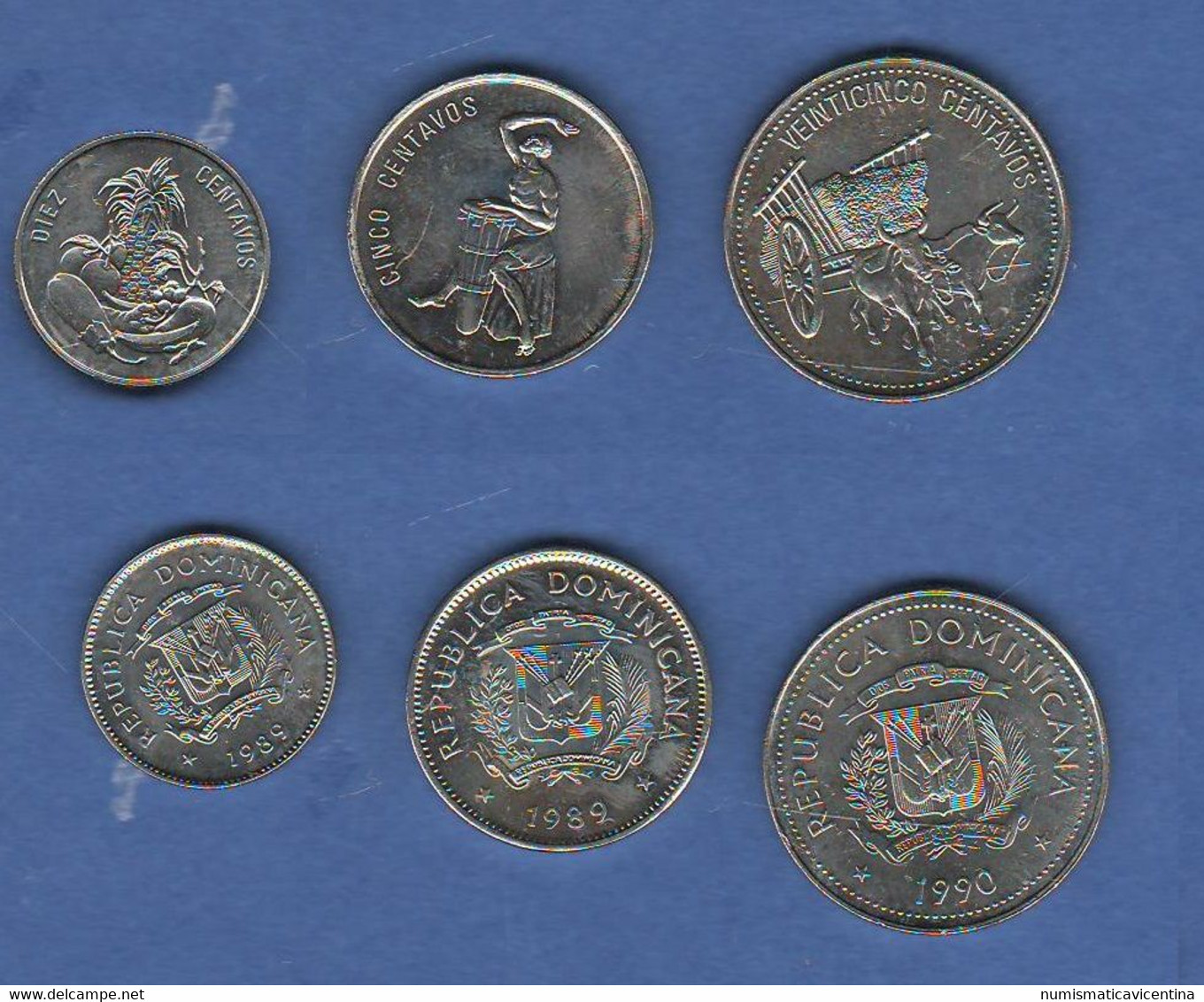 Dominicana 5 + 10 + 25 Centavos - Dominicaanse Republiek