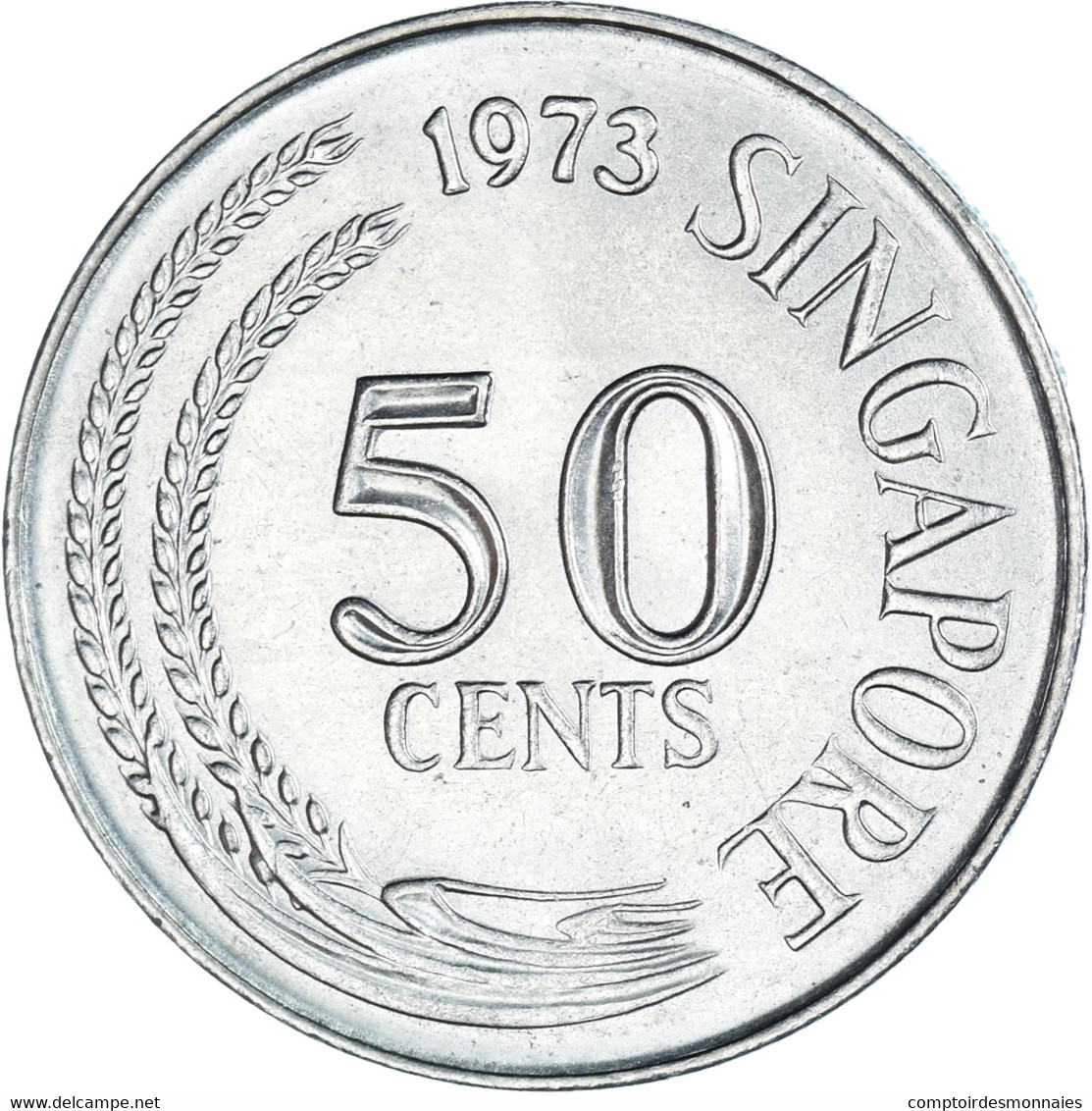 Monnaie, Singapour, 50 Cents, 1973, Singapore Mint, SPL, Cupro-nickel, KM:5 - Singapour