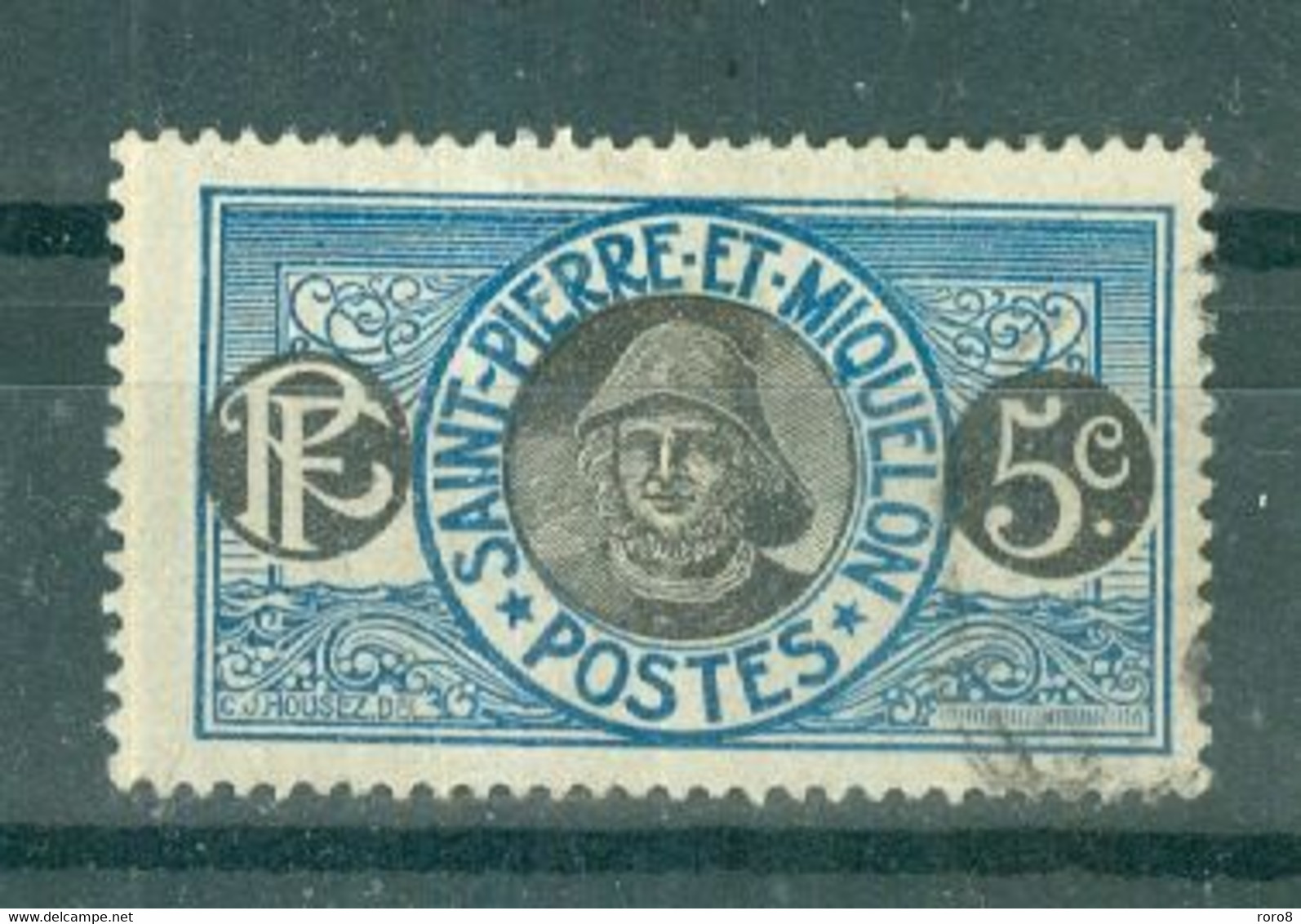 SAINT-PIERRE ET MIQUELON - N°107 Oblitéré. Timbres De 1922-28. Types De 1909-17. - Oblitérés