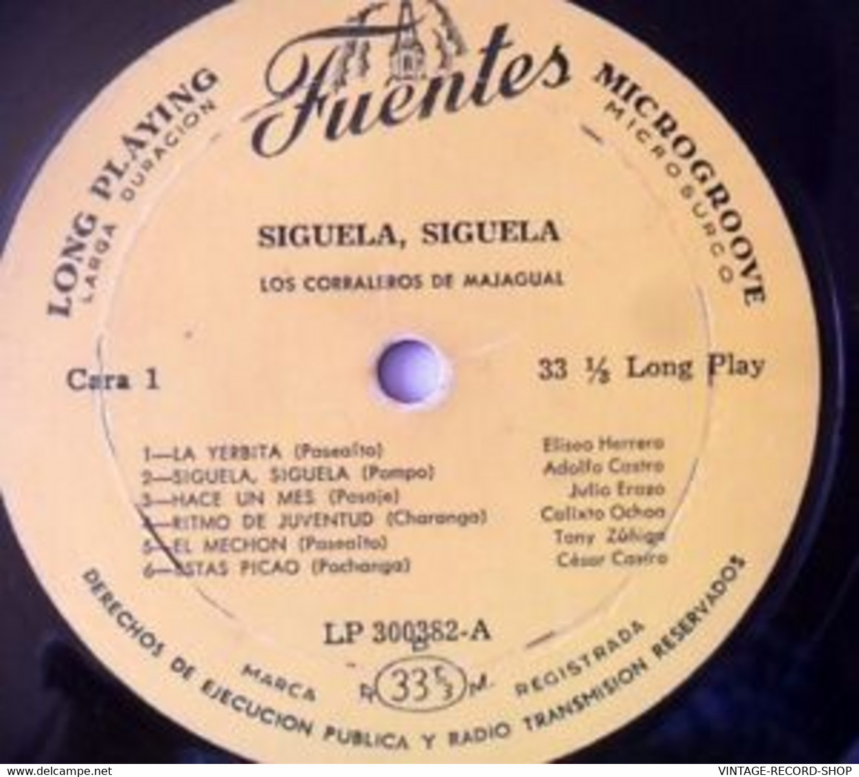 LOS CORRALEROS *SIGUELA,SIGUELA* DISCOS FUENTES 1987 LATIN MUSIC - World Music