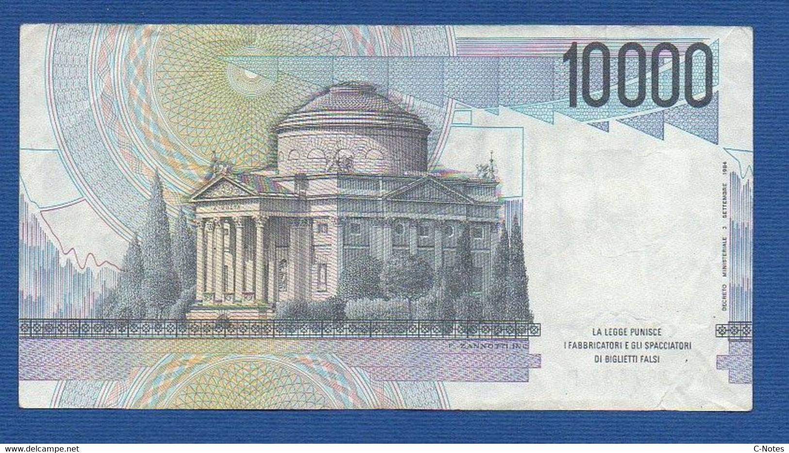 ITALY - P.112a – 10000 10.000 LIRE N.D. (1984) -  Circulated VF - Serie MB 267492 P - 10000 Lire