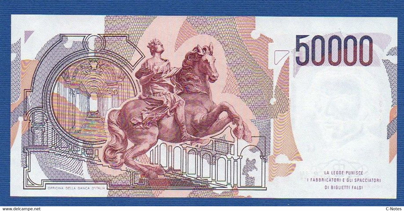 ITALY - P.113a – 50.000 50000 LIRE L. Bernini 06.02.1984  AUNC, Serie SB 471156 W - 50000 Lire