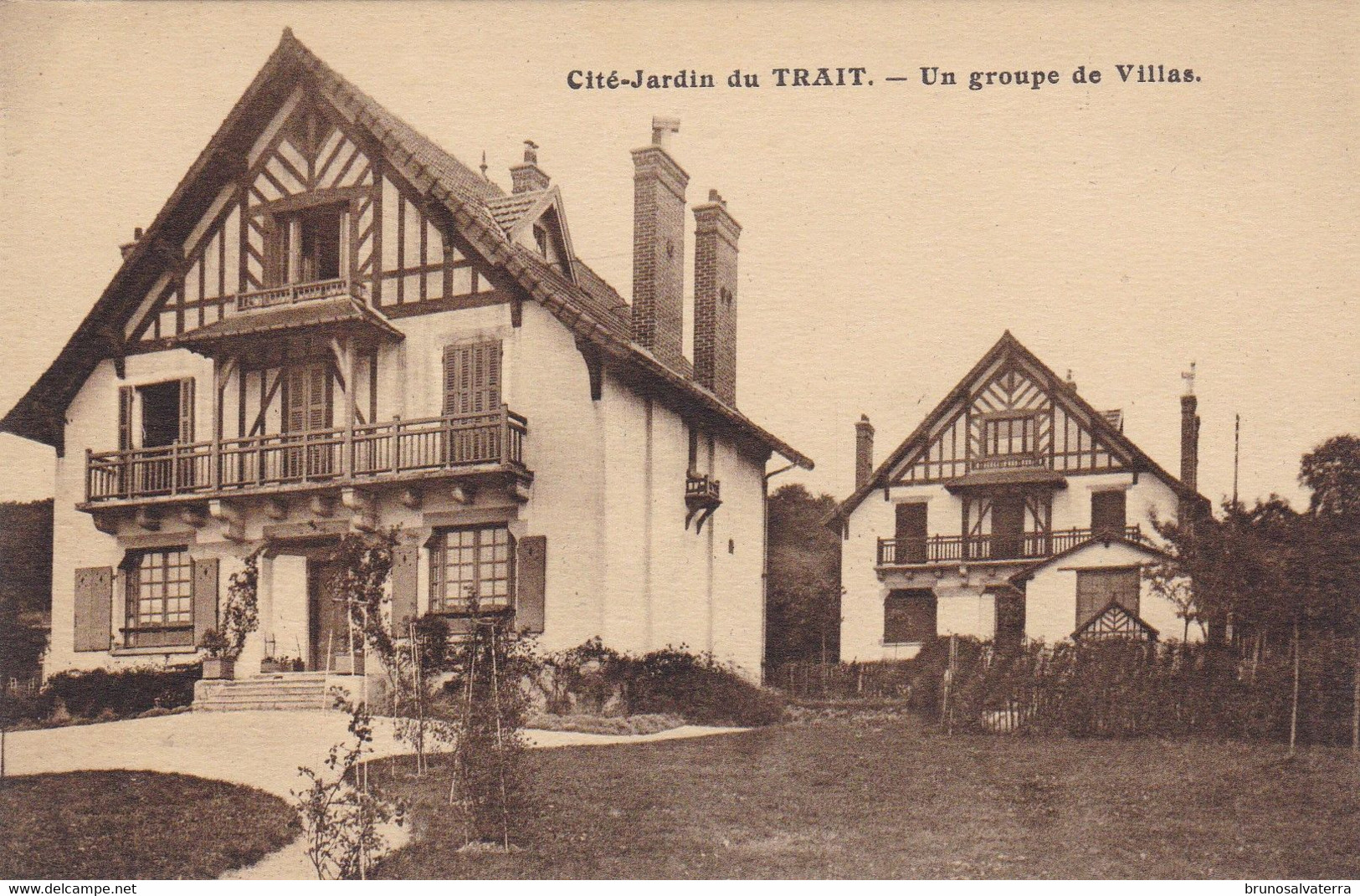 LE TRAIT - Cité-Jardin - Un Groupe De Villas - Très Bon état - Le Trait