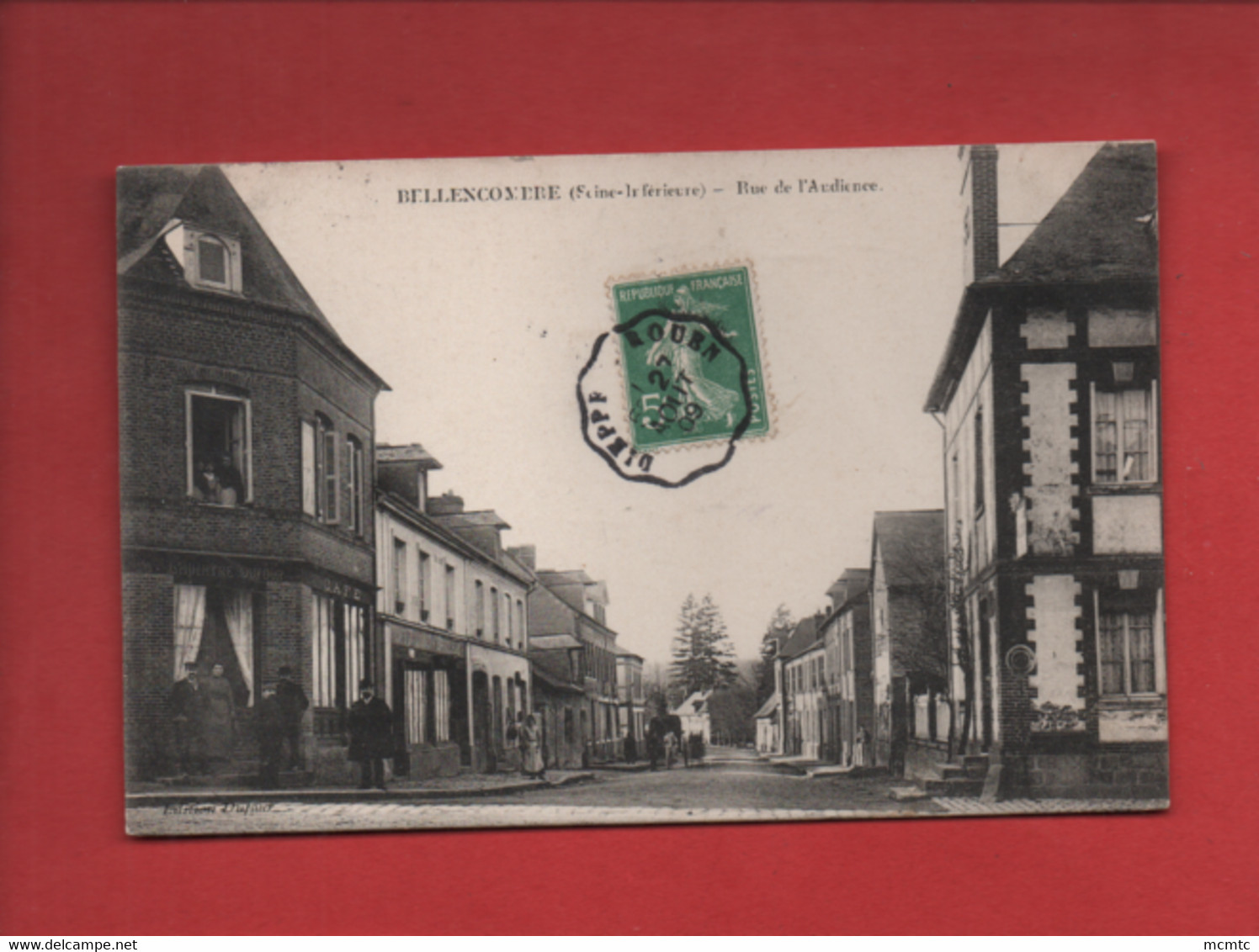 CPA - Bellencombre   -(Seine. Inferieure.)  -  Rue De L'Audience - Bellencombre