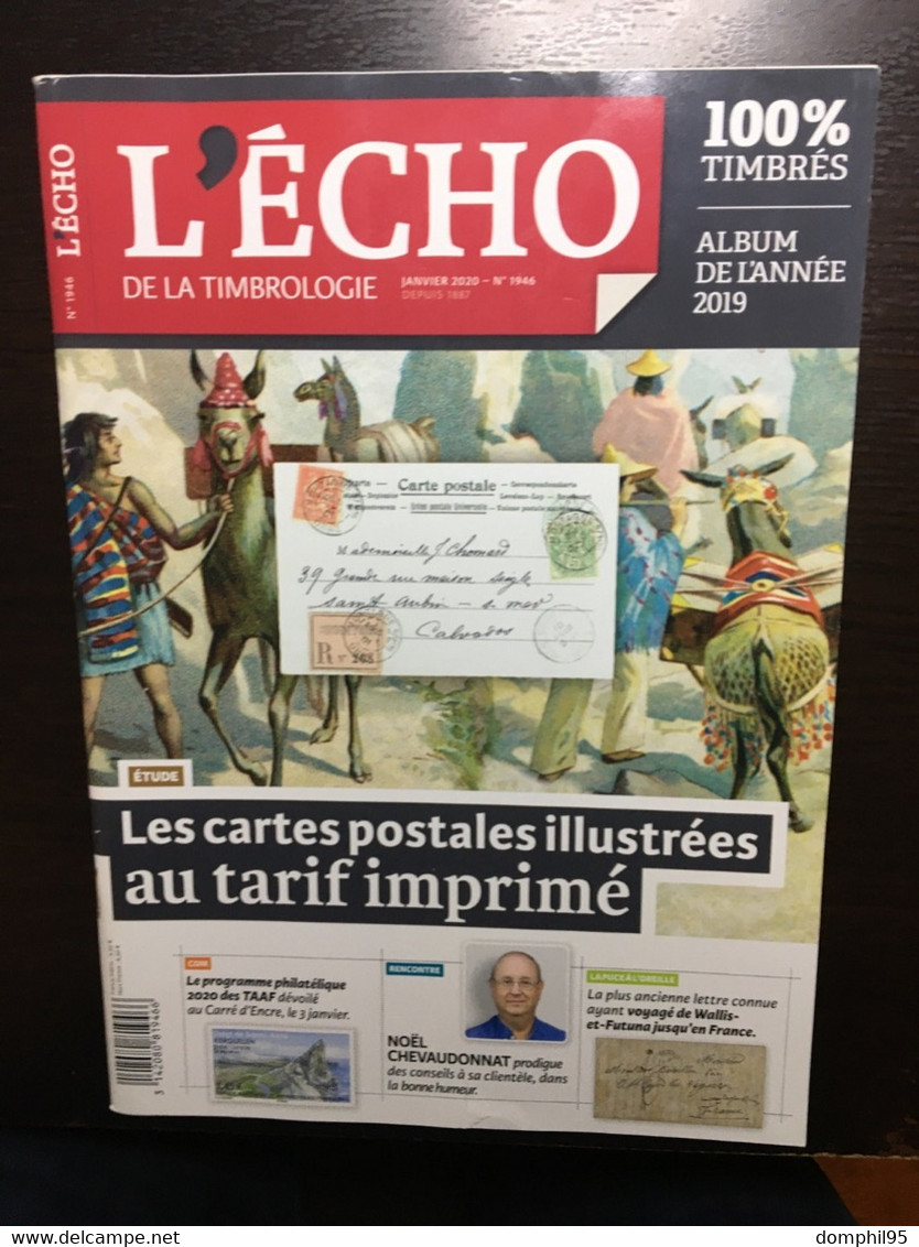 L’ÉCHO DE LA TIMBROLOGIE Janvier 2020 - Frans