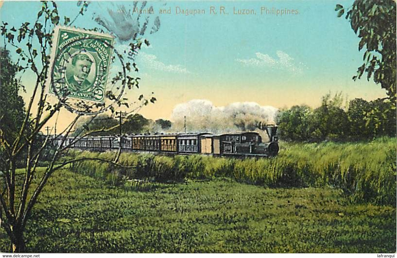 Pays Div -ref BB851- Manila  And Dagupan Railroad - Train Ligne De Chemin De Fer - - Philippines