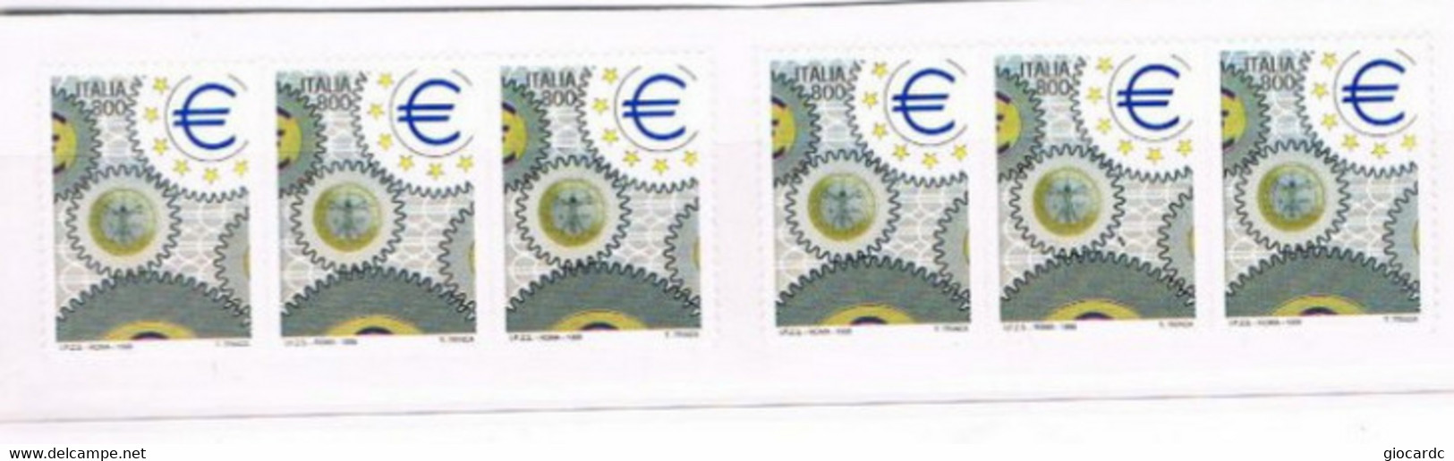 ITALIA - UN L18 - 1998  ESP. FILAT. ITALIA '98: GIORNATA  DELL' EUROPA (AUTOADESIVI)    - BOOKLET MINT** - Postzegelboekjes