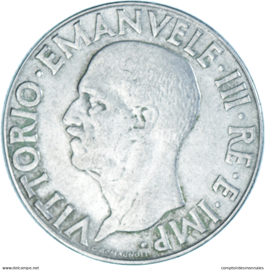 Monnaie, Italie, Vittorio Emanuele III, Lira, 1940, Rome, TTB, Acier Inoxydable - 1 Lire