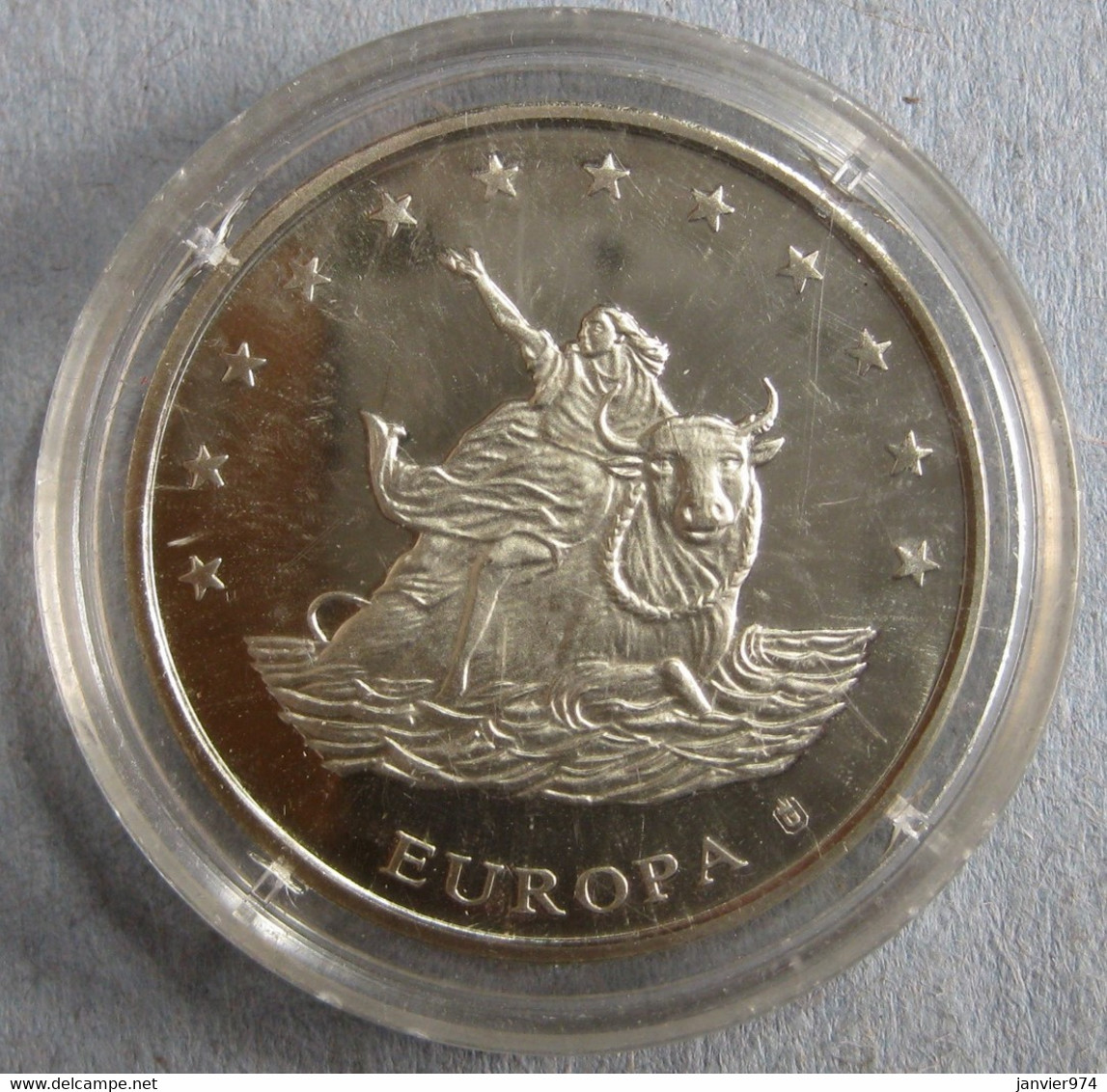 Allemagne Europa 10 Euro 1998 Déesse Europe, Dans Sa Capsule , 30 Mm - Deutschland