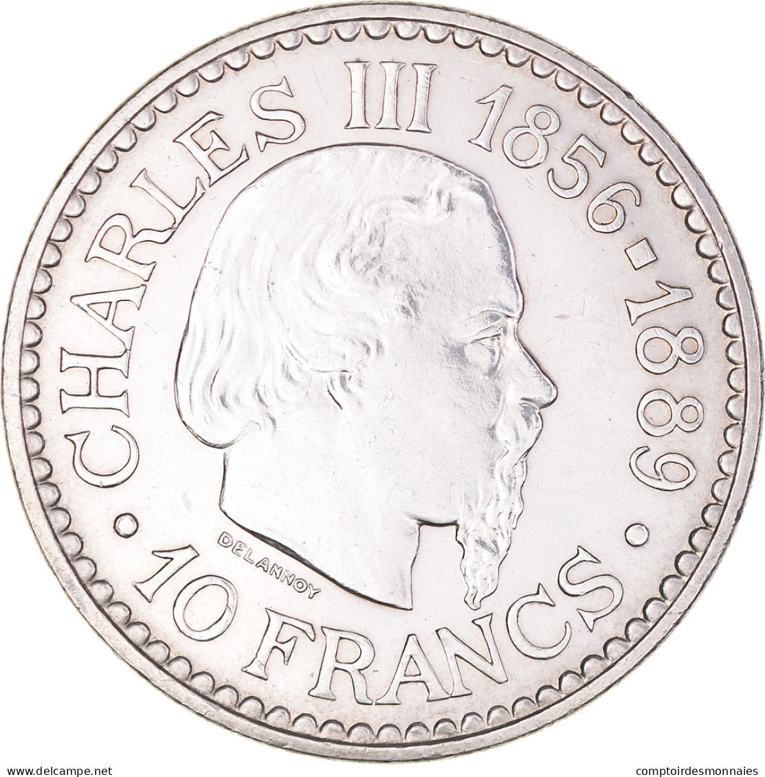 Monnaie, Monaco, Rainier III, 10 Francs, 1966, SUP+, Argent, Gadoury:MC155 - 1960-2001 Nouveaux Francs