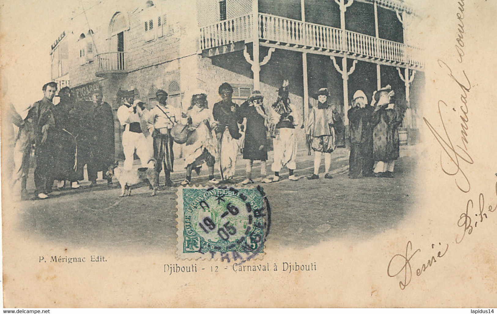 AV 306 / CPA  AFRIQUE DJIBOUTI-   CARNAVAL A DJIBOUTI - Djibouti