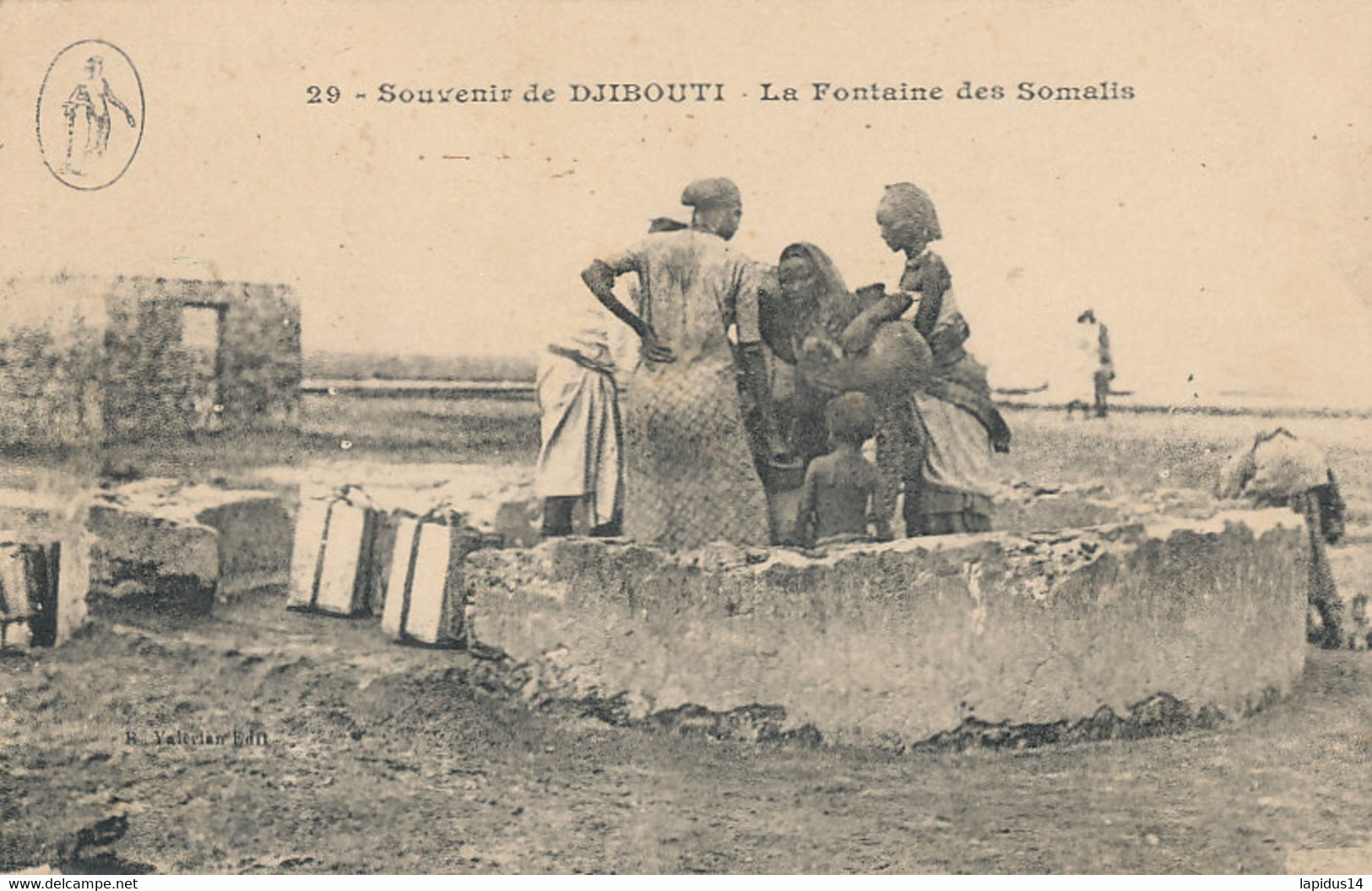 AV 346 / CPA  AFRIQUE DJIBOUTI-  LA FONTAINE  DES SOMALIS - Djibouti