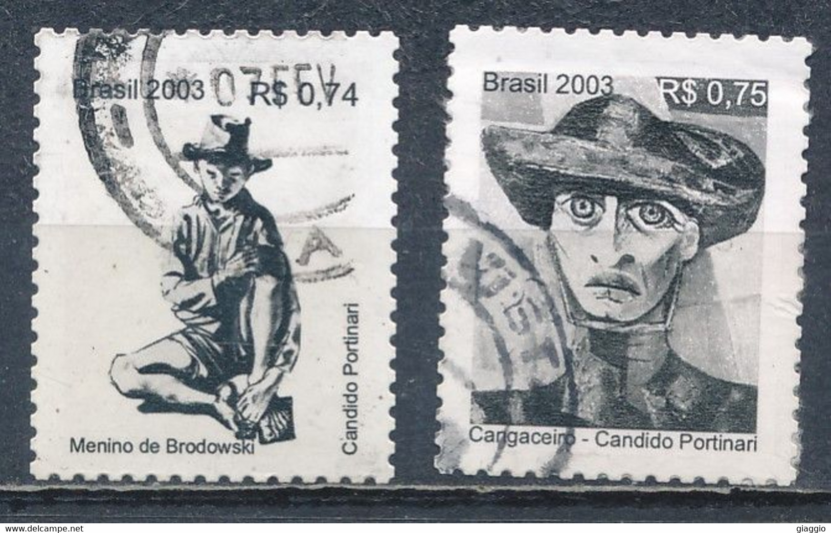 °°° BRASIL - Y&T N°2859A/B - 2003 °°° - Used Stamps