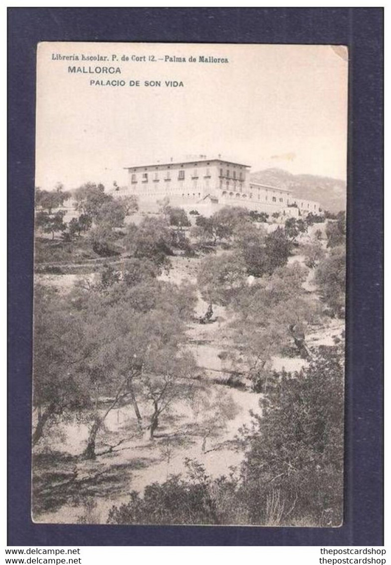 Espagne Baléares Palma De Mallorca PALACIO DE SON VIDA HAUSER Y MENET Carte Postale Ancienne - Palma De Mallorca