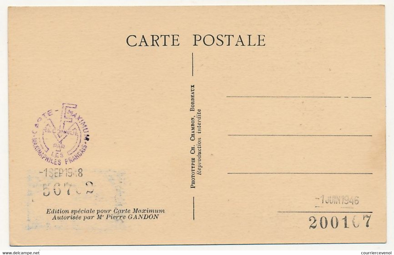 MONACO => Carte Maximum => 2F + 8F Enfance -  Monaco-Ville Principauté 18/2/1946 - Cartoline Maximum