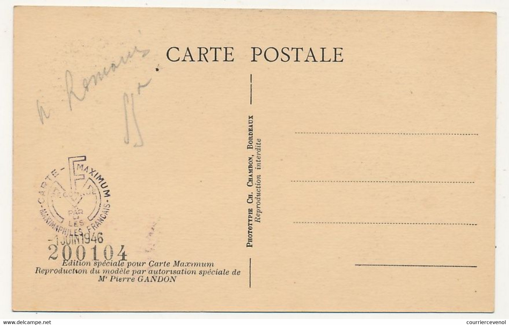 MONACO => Carte Maximum => 5F + 40F Enfance (enfant En Prière) -  Monaco-Ville Principauté 18/2/1946 - Cartoline Maximum