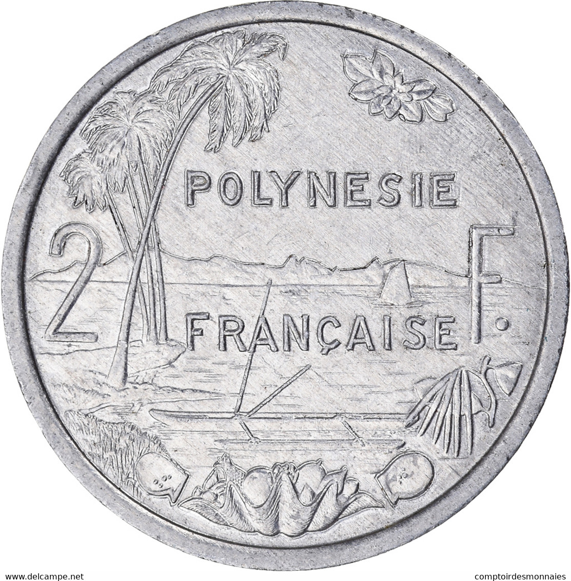 Monnaie, Polynésie Française, 2 Francs, 1998 - Frans-Polynesië