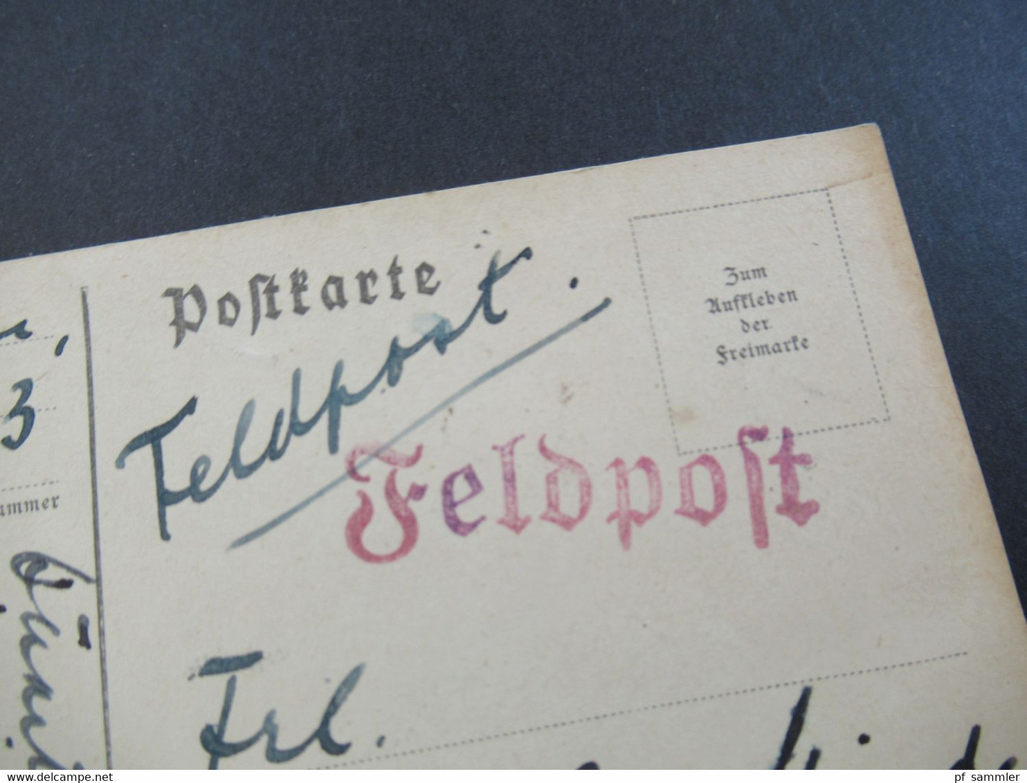 Frühe Feldpost 2.WK 3.Reich 15.11.1939 PK Mit Viel Inhalt Roter Stempel L1 Feldpost Geschrieben Im Westen - War 1939-45