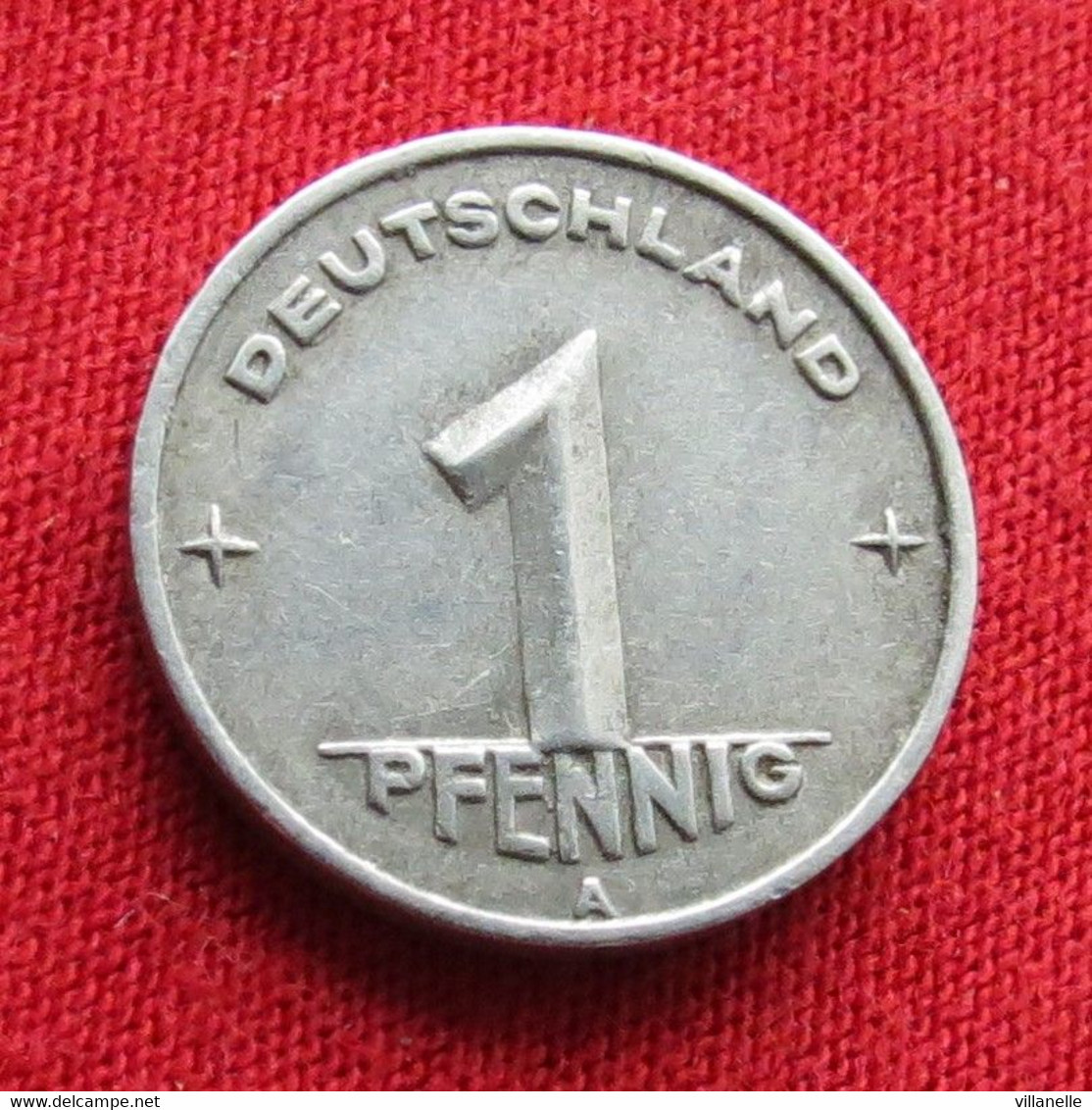 Germany 1 Pfennig 1949 A  Democratic  Alemanha Oriental DDR RDA Alemania Allemagne Wºº - Sonstige & Ohne Zuordnung