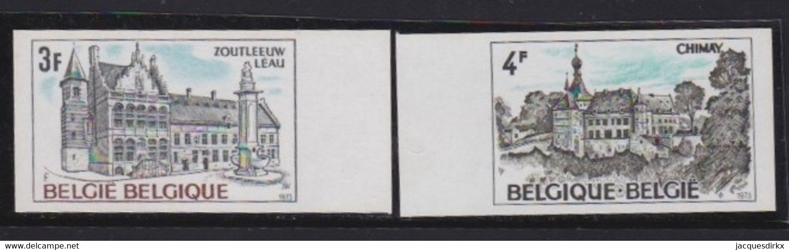 Belgie   .  OBP  .    1692/1693    .   Ongetand / Non-dentelé    ,    **    .   Postfris  .   /   Neuf SANS Charnière - Unused Stamps