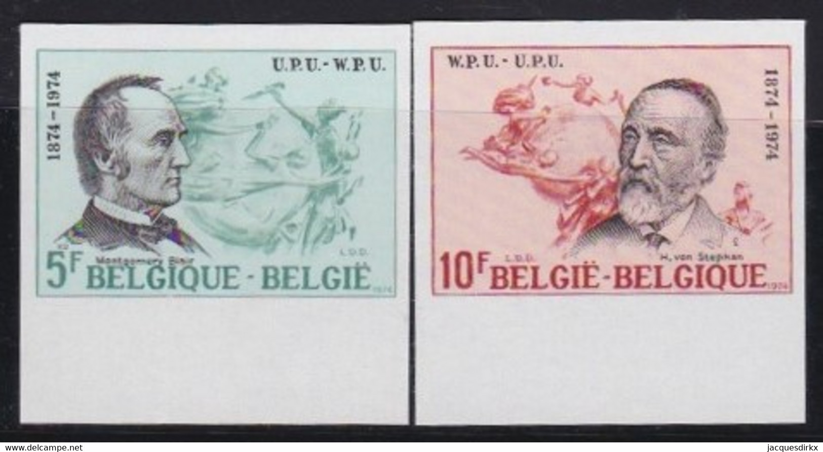 Belgie   .  OBP  .    1729/1730      .   Ongetand / Non-dentelé    ,    **    .   Postfris  .   /   Neuf SANS Charnière - Neufs