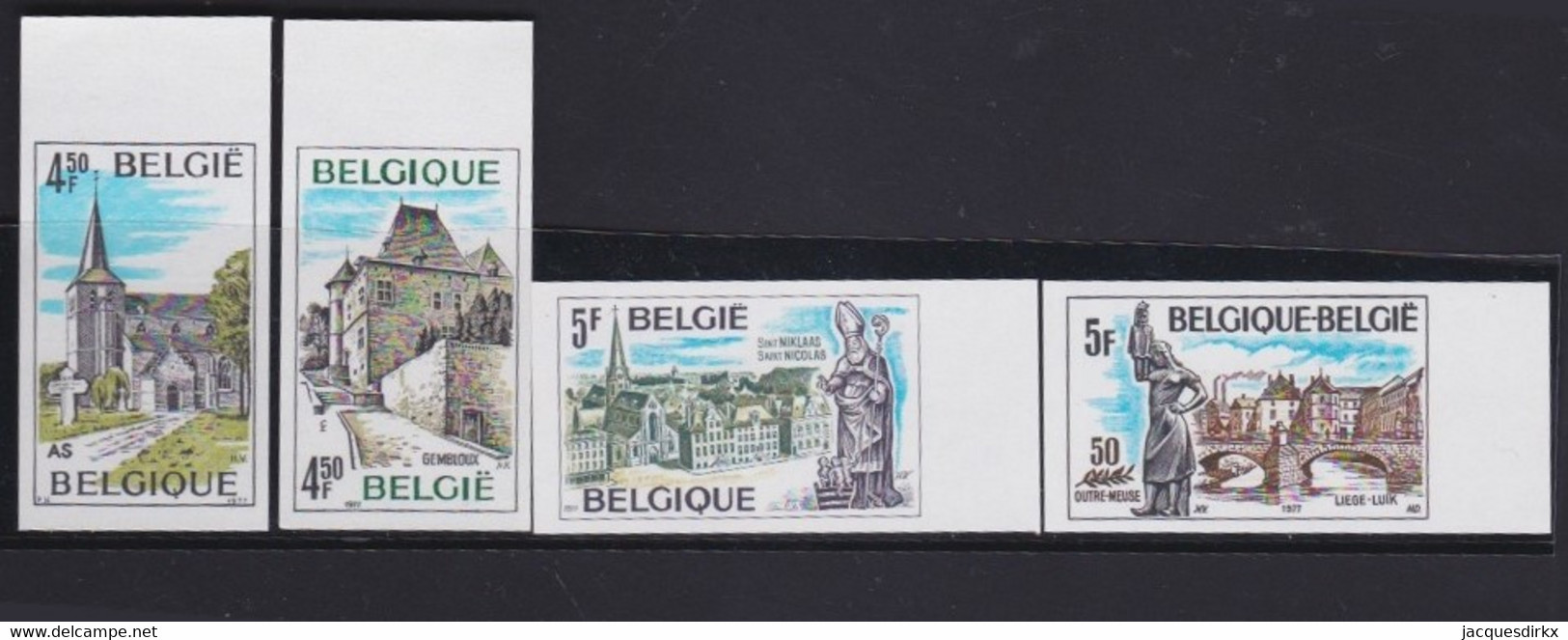 Belgie   .  OBP  .   1870/1873         .   Ongetand / Non-dentelé    ,    **  .   Postfris  .   /   Neuf SANS Charnière - Unused Stamps