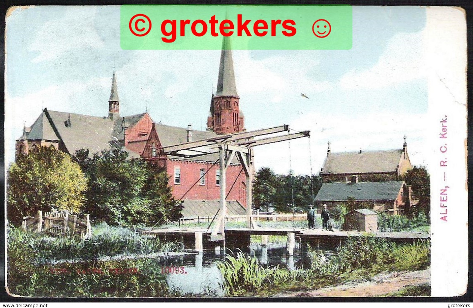 ALPHEN AAN DE RIJN R.C. Kerk ±1900  Ed: Nauta Velsen 10093 - Alphen A/d Rijn