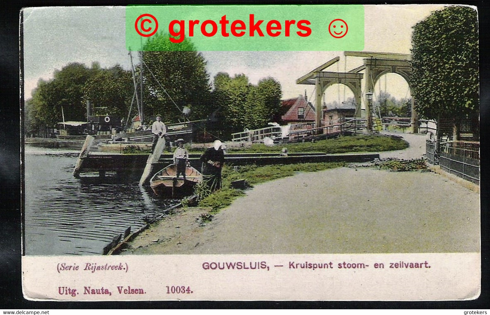 ALPHEN AAN DE RIJN/GOUWSLUIS Kruispunt Stoom- En Zeilvaart ± 1910 - Alphen A/d Rijn