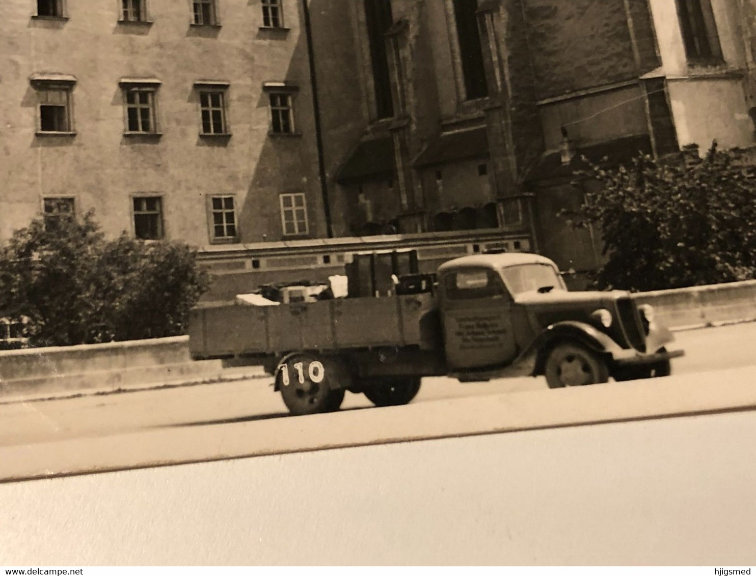 Austria Österreich Wiener Neustadt Kriegsschule Kriegs Schule Truck Auto LKW RPPC Photo 15098 Post Card POSTCARD - Wiener Neustadt