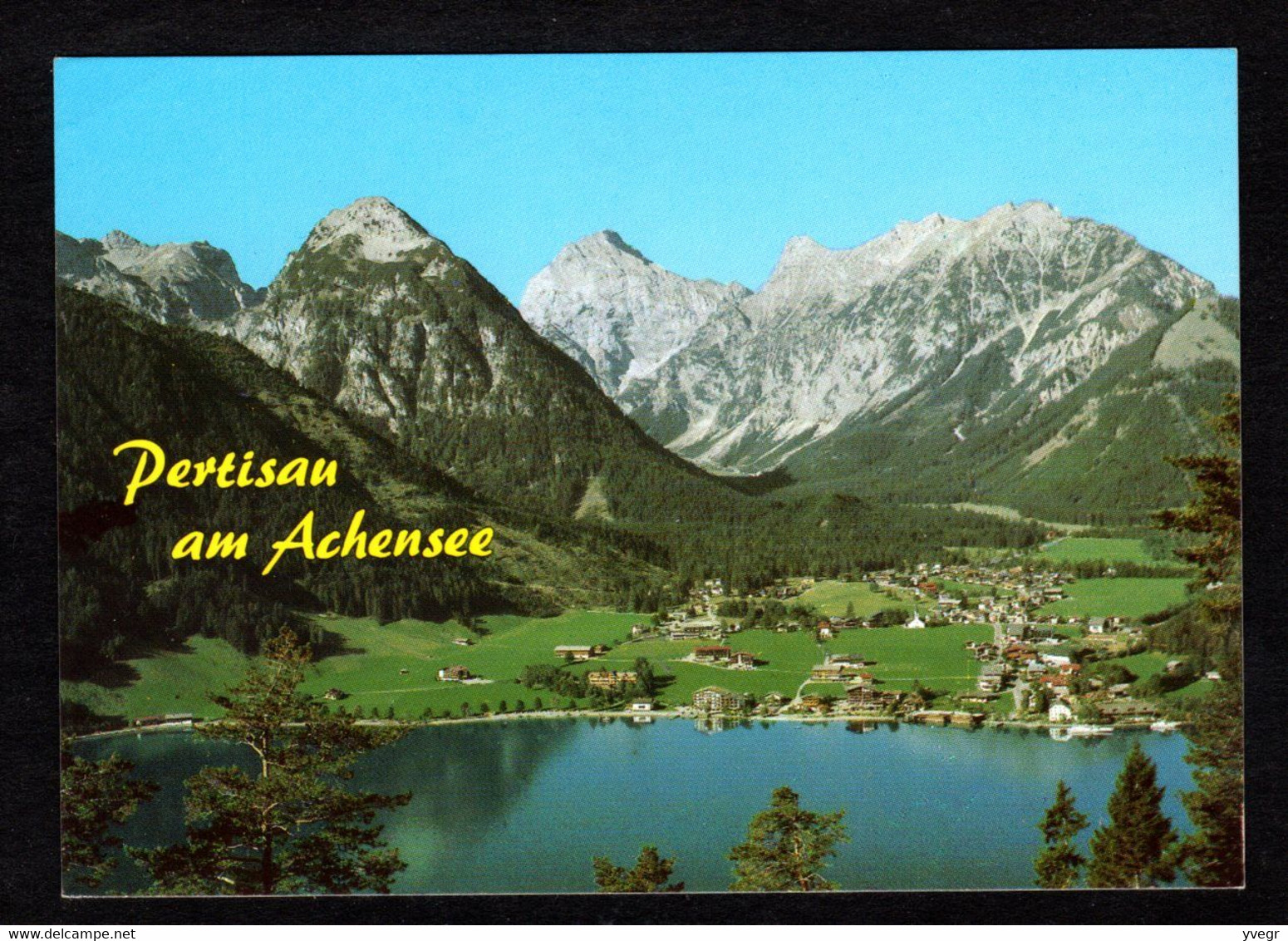Autriche - Urlaubsgrusse Aus PERTISAU A, Achensee 940 M ( N° P 3) Le Lac Et Le Village - Pertisau