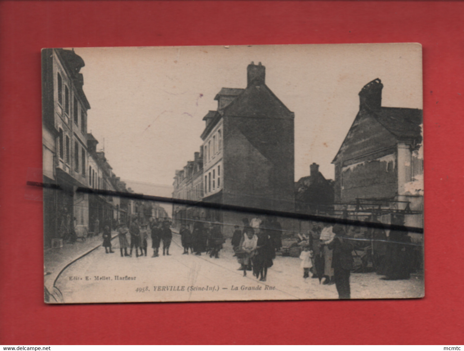 CPA -   Yerville  -(Seine Inf.) - La Grande Rue - Yerville