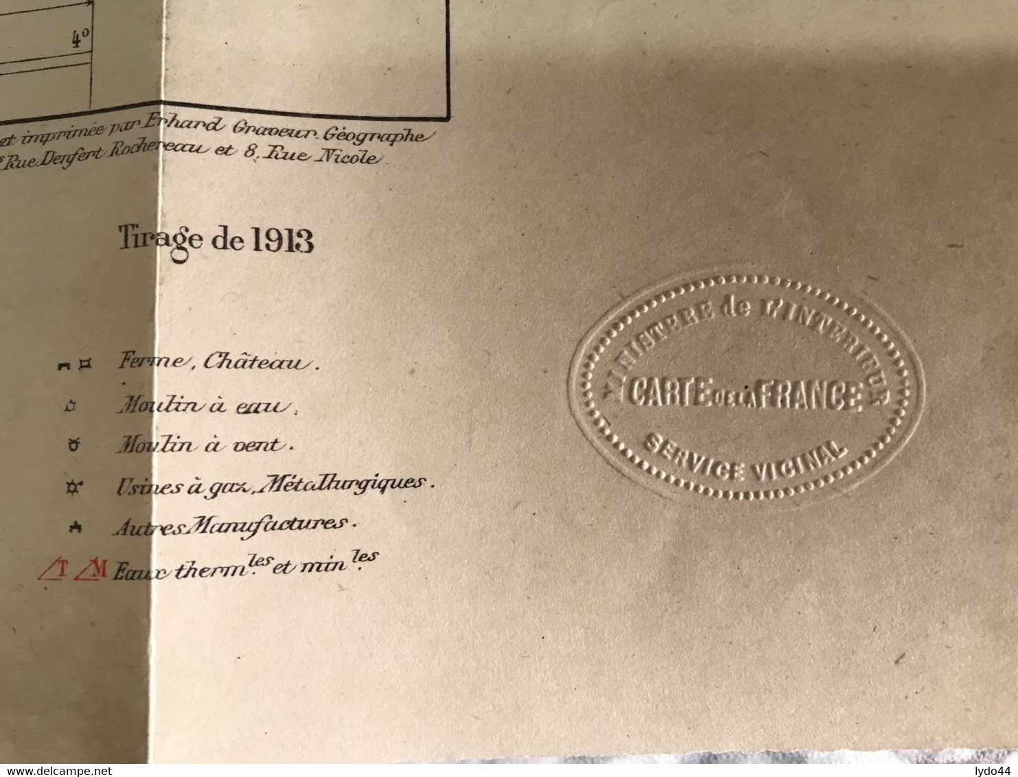 JUSSEY ,  Carte 1/100.000 , Ministère De L'Intérieur , Maj Aout 1912 ,  Tirage De 1913 , Service Vicinal - Cartes Routières