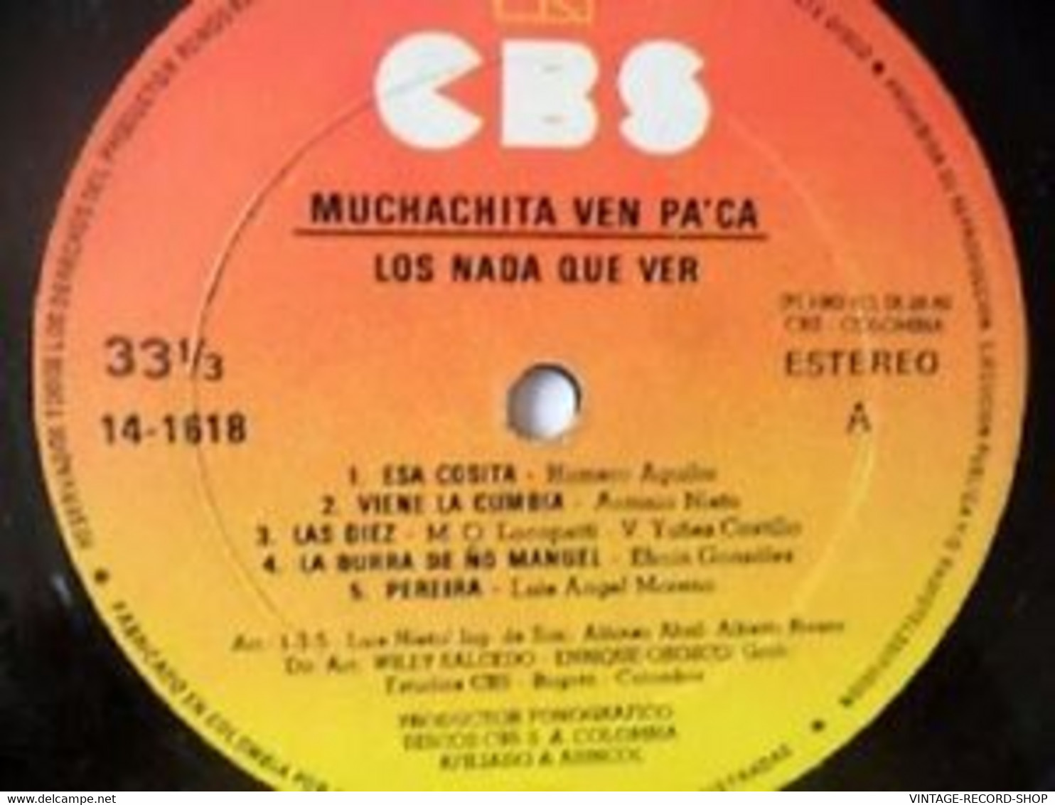 LOS NADA QUE VER MUCHACHITA VEN PA'CA-CBS - Música Del Mundo