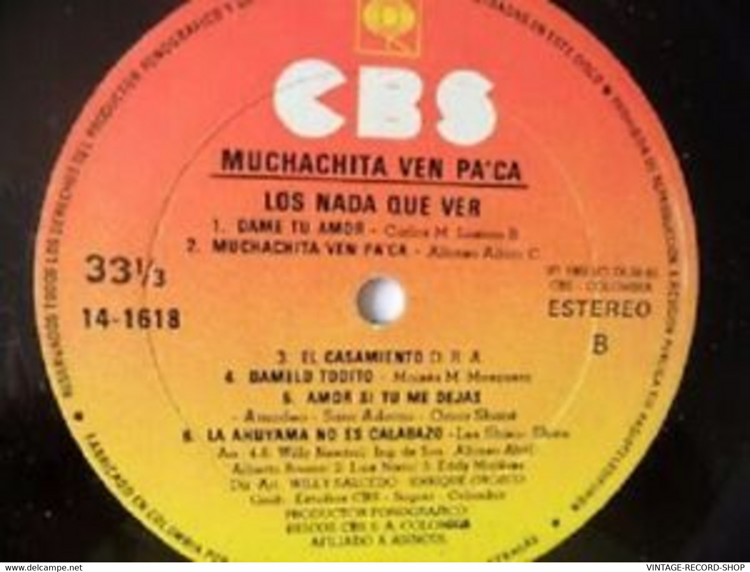 LOS NADA QUE VER MUCHACHITA VEN PA'CA-CBS - Música Del Mundo