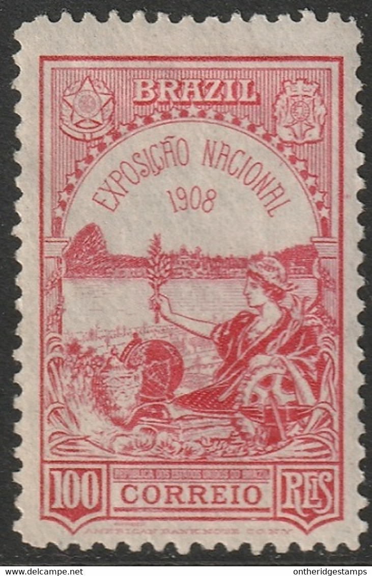 Brazil 1908 Sc 189 Bresil Yt 142 MH* - Unused Stamps