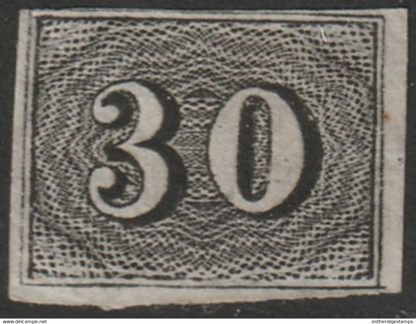 Brazil 1850 Sc 23 Bresil Mi 13 Yt 13 MNG(*) - Unused Stamps