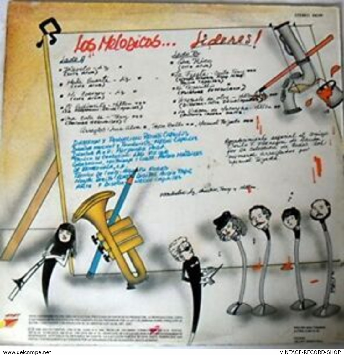 LOS MELODICOS *LIDERES* 1990 DISCOS FUENTES 206309 - Musiques Du Monde