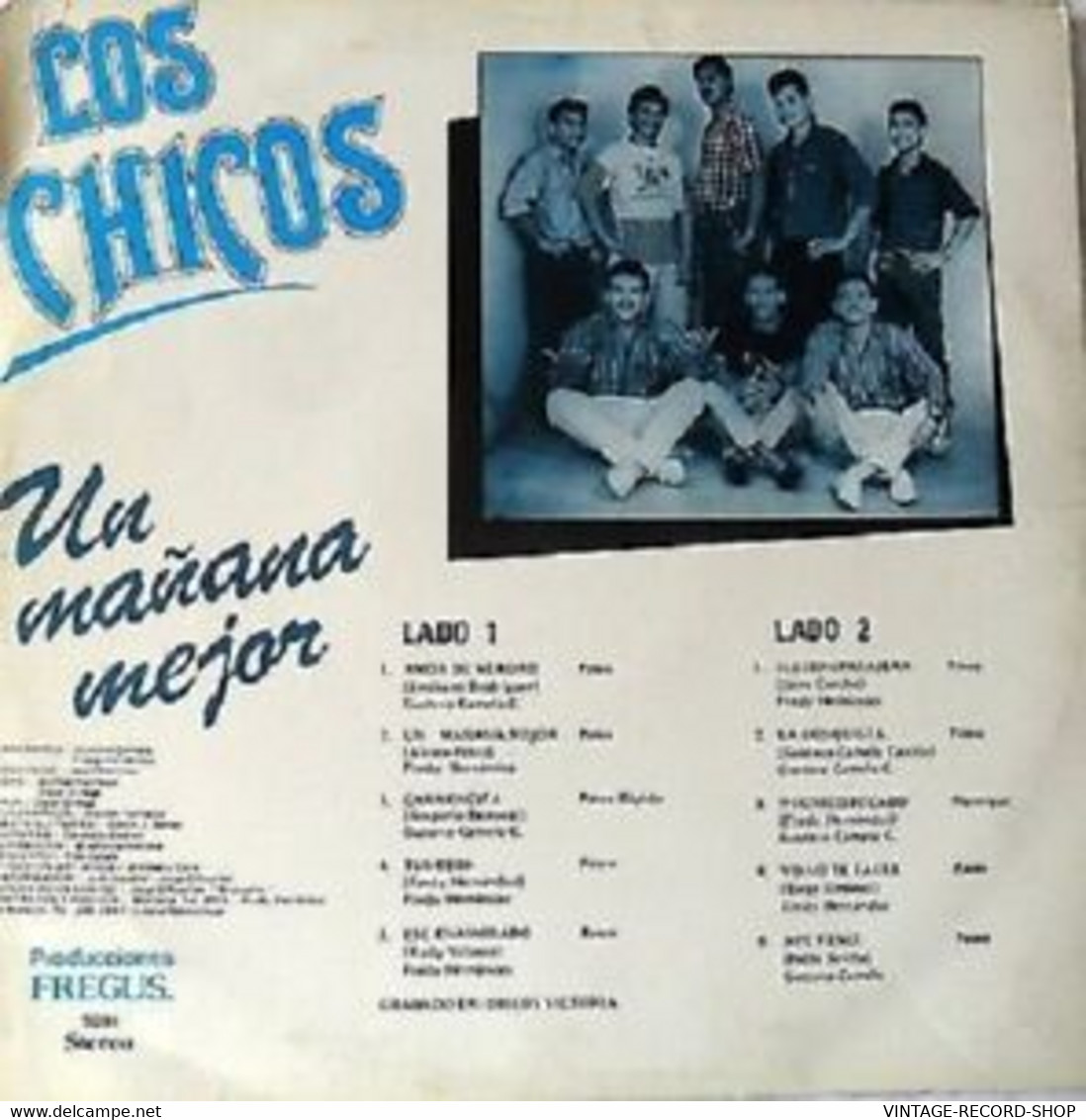 LOS CHICOS-UN MEJOR MAÑANA- PASEOS-MERENGUE-VALLENATO VICTORIA VG+LATIN MUSIC - Musiques Du Monde