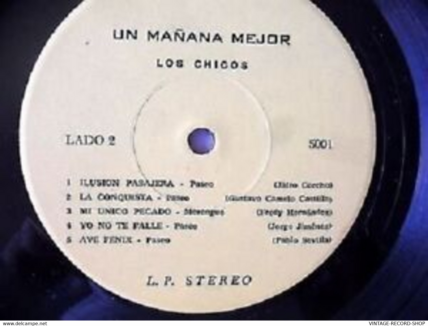 LOS CHICOS-UN MEJOR MAÑANA- PASEOS-MERENGUE-VALLENATO VICTORIA VG+LATIN MUSIC - Musiques Du Monde