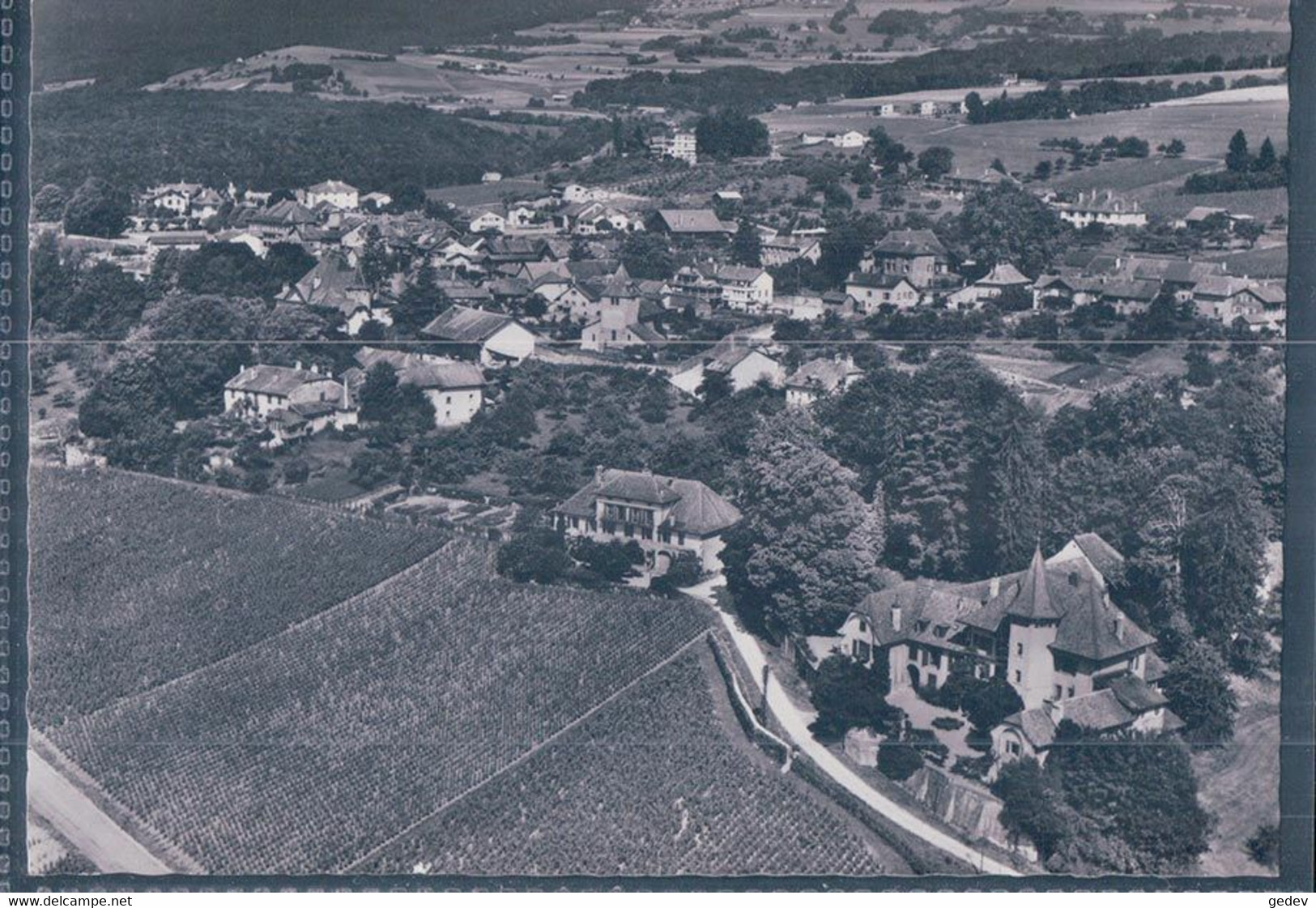 Begnins VD Vu D'avion , Village Et Vignes (12765) 10x15 - Begnins