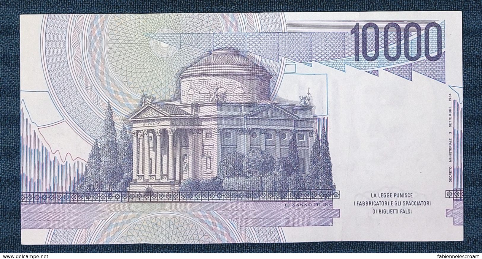 ITALY 10000 LIRE 1984 P-112c UNC - 10000 Lire