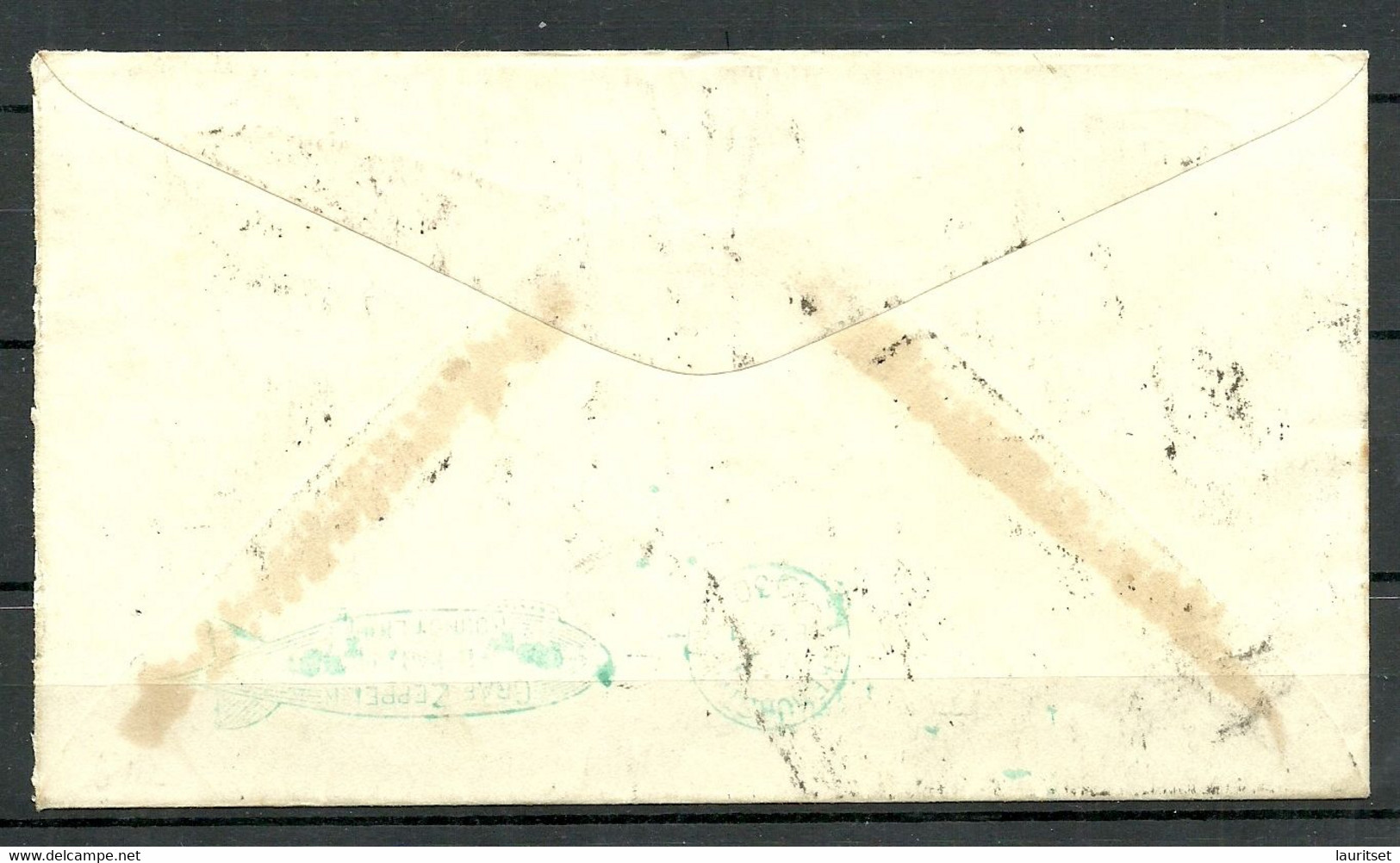 SPAIN Spanien Espana 18. May 1930 Graf Zeppelin Cover Sevilla-Lakehurst USA Zeppeline Correo Aereo - Cartas & Documentos