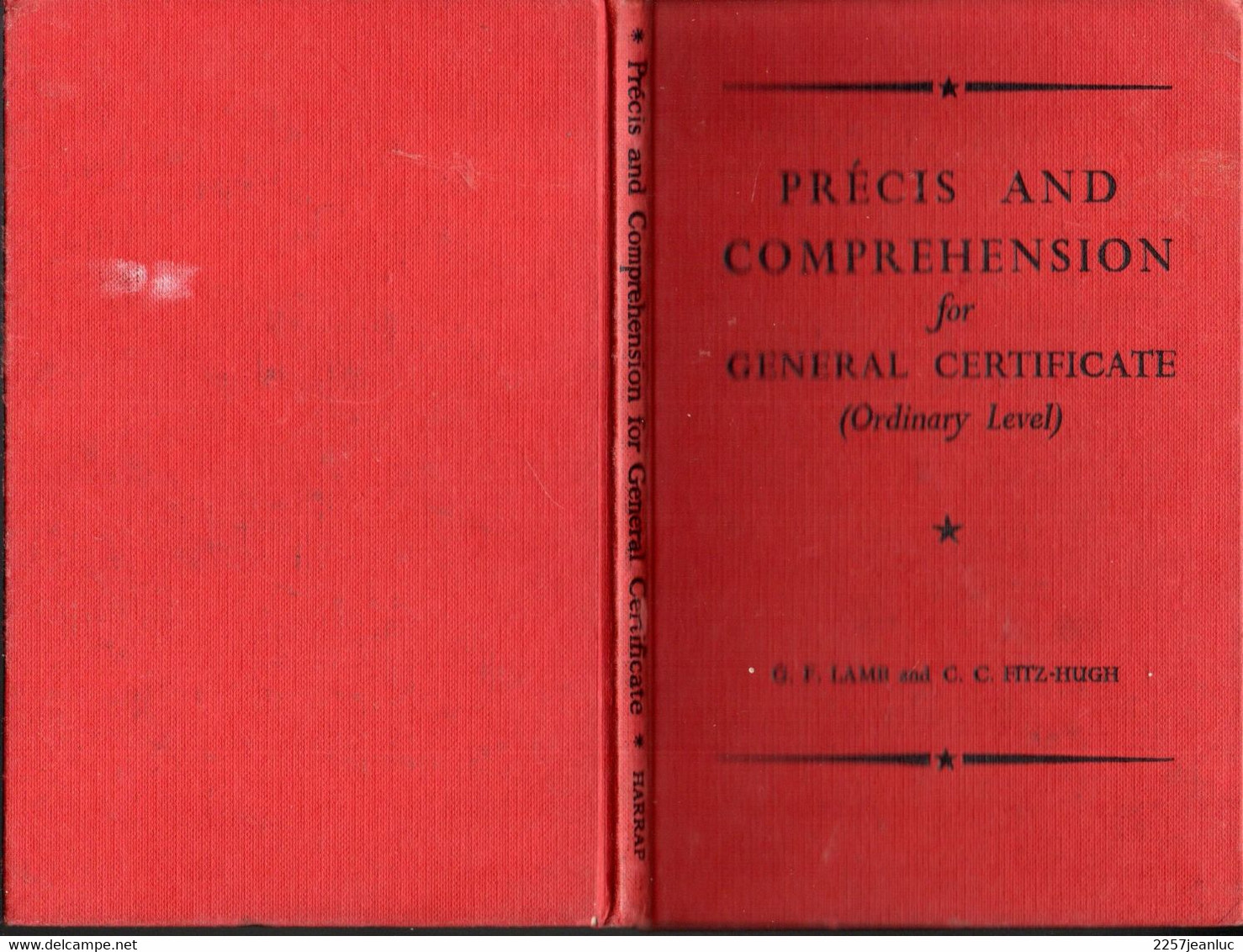 Précis And Comprehension For Géneral Certificate - 1960 - Lingua Inglese/ Grammatica