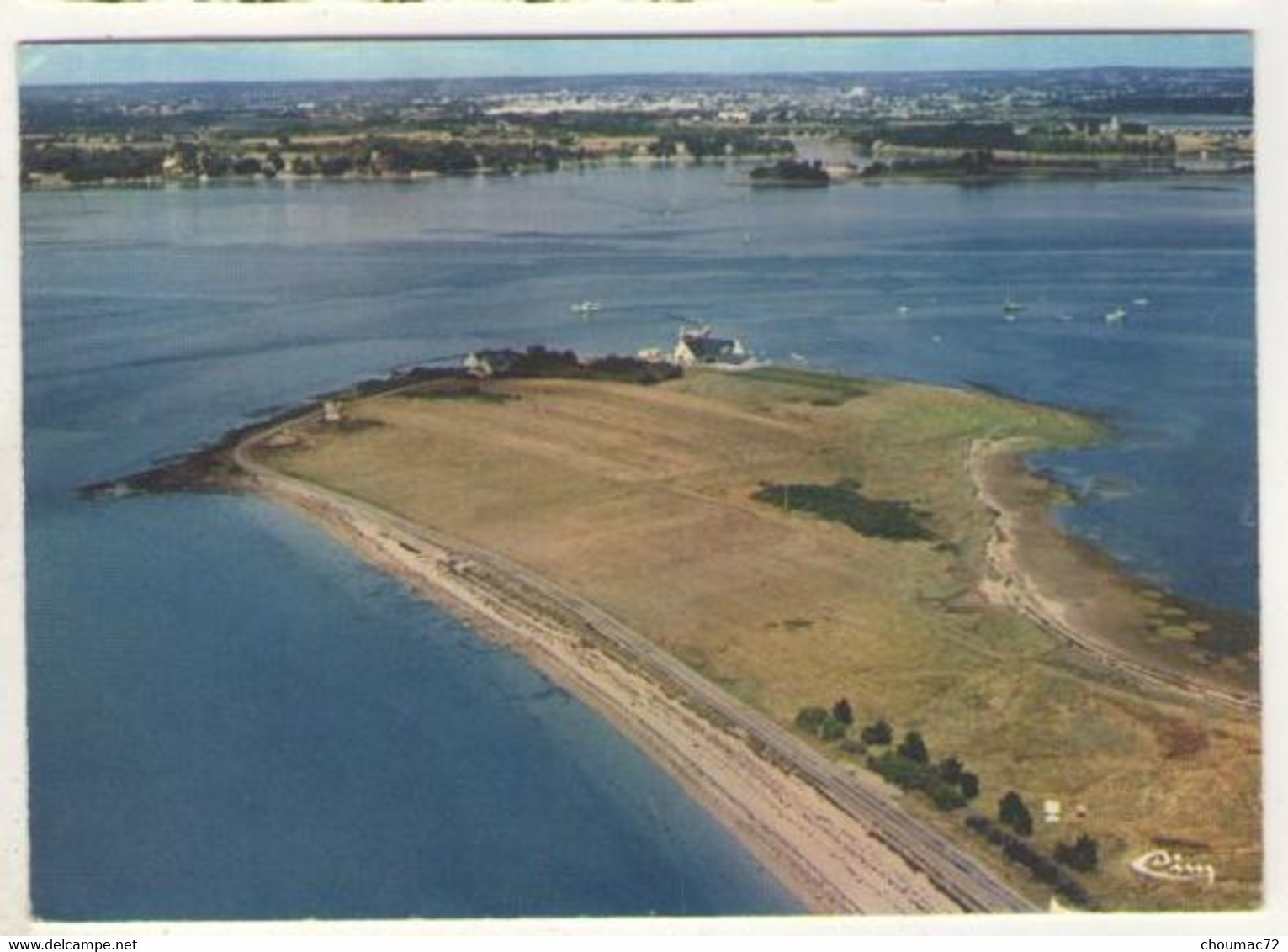 GF (56) 723, Ile D'Arz, Combier A 56 088 298 44, Vue Aérienne, Plage De La Falaise Et Pointe Du Béluré, état - Ile D'Arz