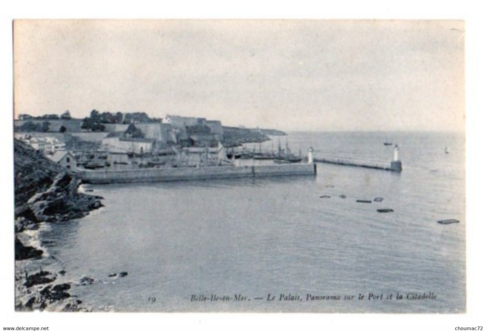 (56) 895, Belle Ile En Mer, ND Phot 19, Le Palais, Panorama Sur Le Port Et La Citadelle - Palais